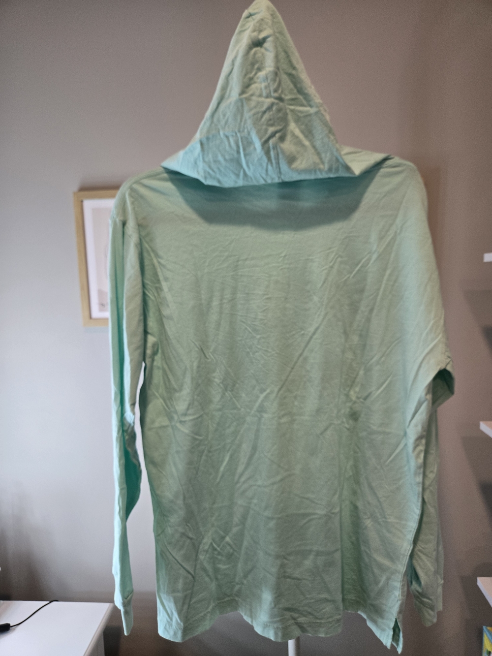 NWOT PINK Victoria's Secret Mint Green Long Sleeve Hoodie Tee Logo *read* - Picture 11 of 11